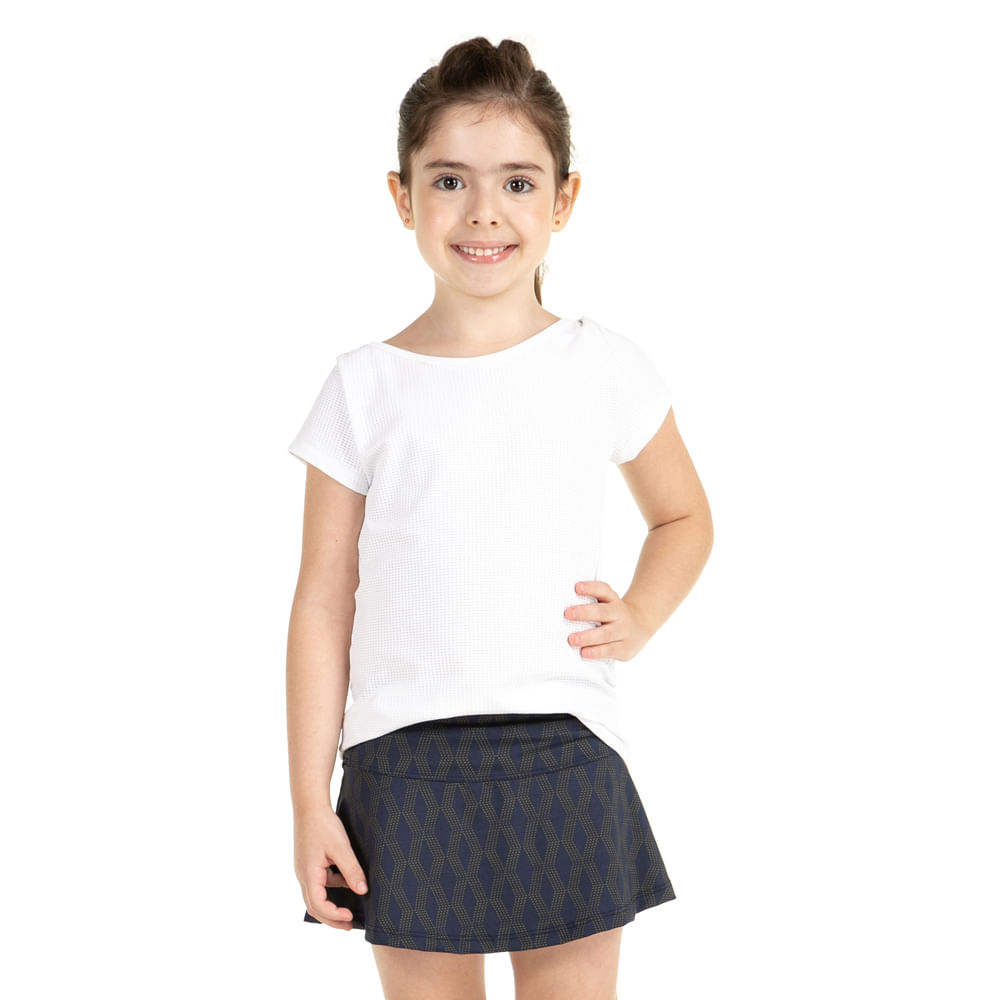 Prove Australia Remains Camiseta infantil feminina manga curta mesh branca - Track&Field