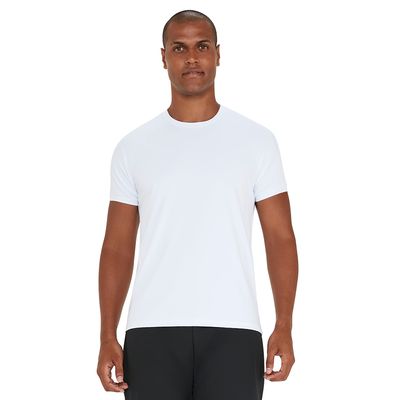 Camiseta masculina manga curta outlast branca