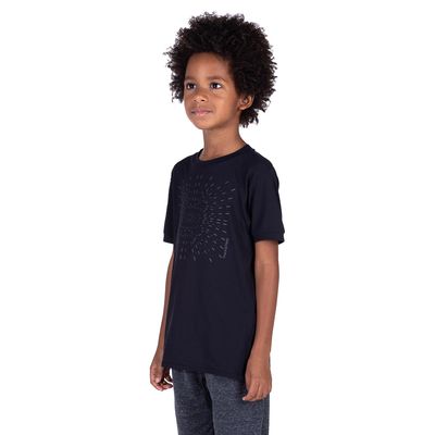 Camiseta masculina infantil manga curta thermodry raio