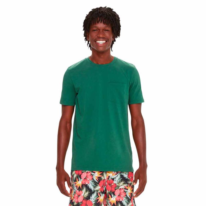 camiseta-masculina-basica-verde-frente