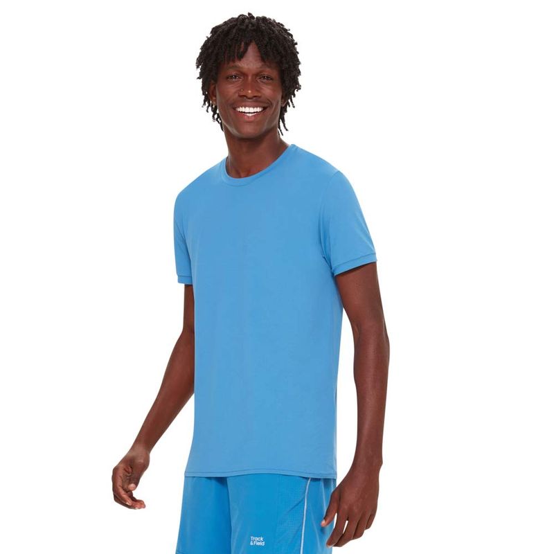 camiseta-basica-masculina-azul-lado