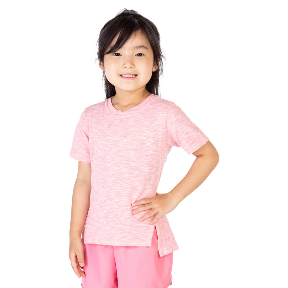 Lubricate Tree Dent Camiseta feminina infantil manga curta neon - Track&Field