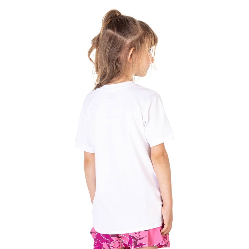 Camiseta-feminina-infantil-manga-curta-thermodry-flor-costas