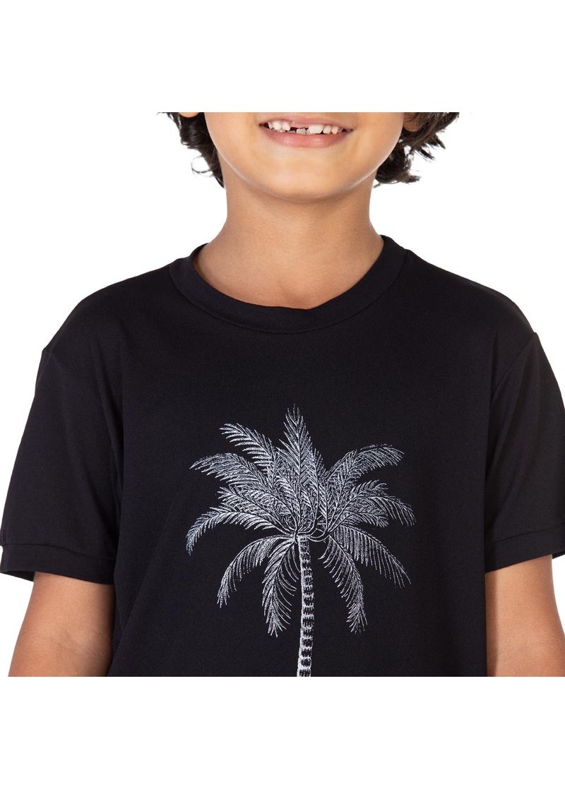 camiseta-masculina-infantil-manga-curta-thermodry-coqueiro-preta-detalhe