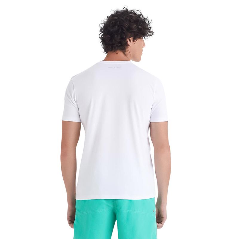 camiseta-masculina-manga-curta-de-algodao-beach-branca-costas