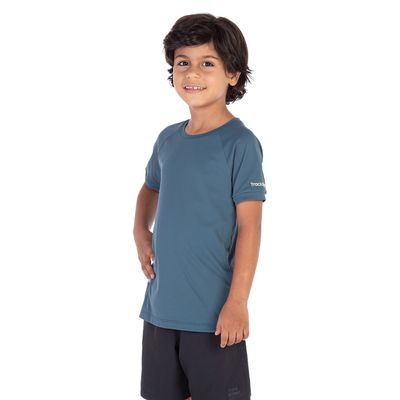 Camiseta masculina infantil manga curta uv anoitecer