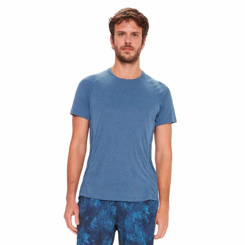 camiseta-basica-masculina-mesh-azul-frente
