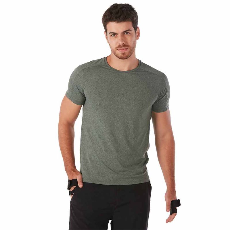 camiseta-masculina-manga-curta-slim-mescla-jade-frente