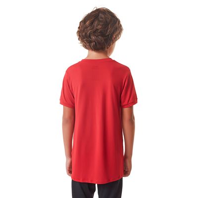 Camiseta masculina infantil manga curta thermodry pontilho