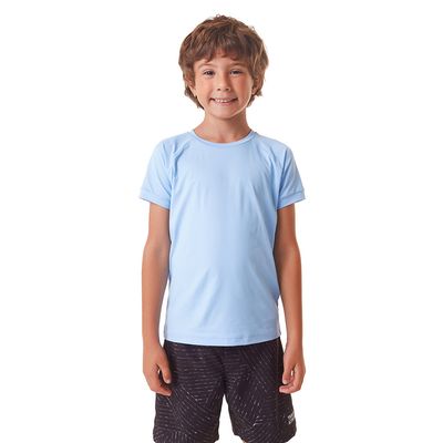 Camiseta infantil unissex manga curta uv
