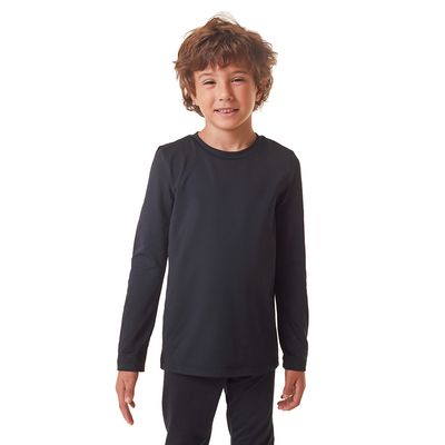 Camiseta masculina infantil manga longa térmica