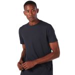 camiseta-masculina-manga-Curta-coolcoton-azul-noturno-para-treinar-lado