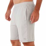 shorts-masculino-longo-stretch-cinza-prata-para-treinar-detalhe-2