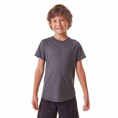 Camiseta masculina infantil manga curta expressão