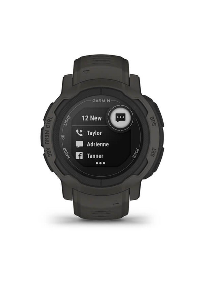 relogio garmin instinct 2 grafite com monitor cardíaco de pulso e gps -  Track&Field