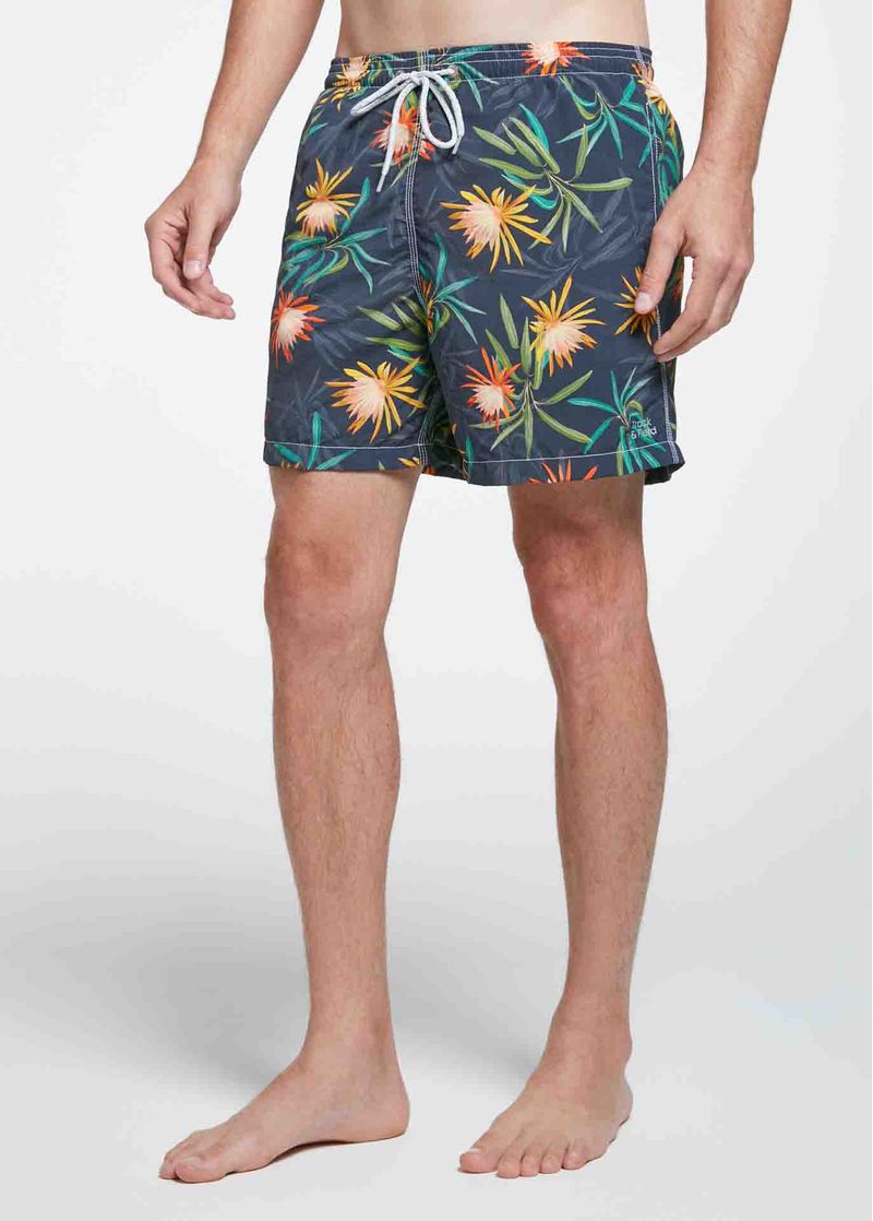 shorts-masculino-estampado-beach-flor-para-praia-frente