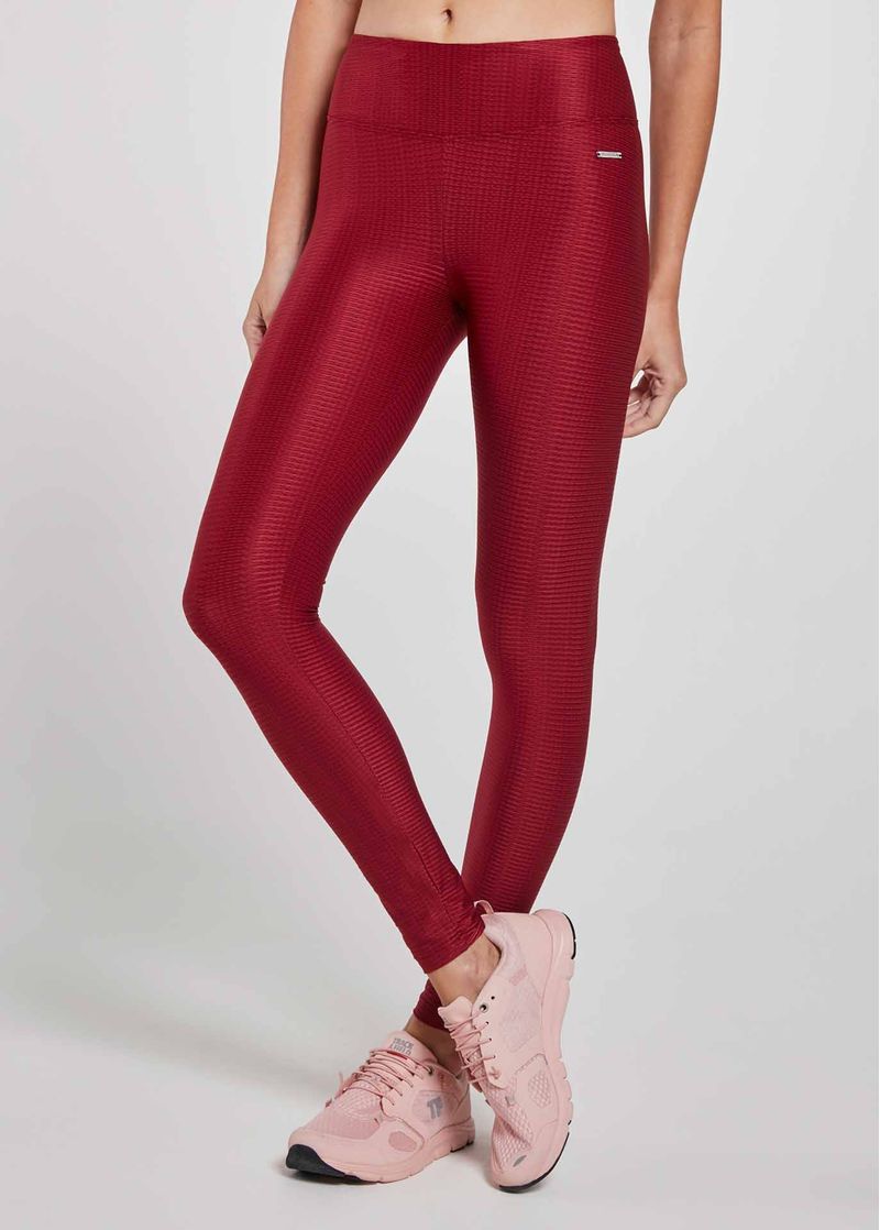 calca legging feminina recortes bambu - Track&Field