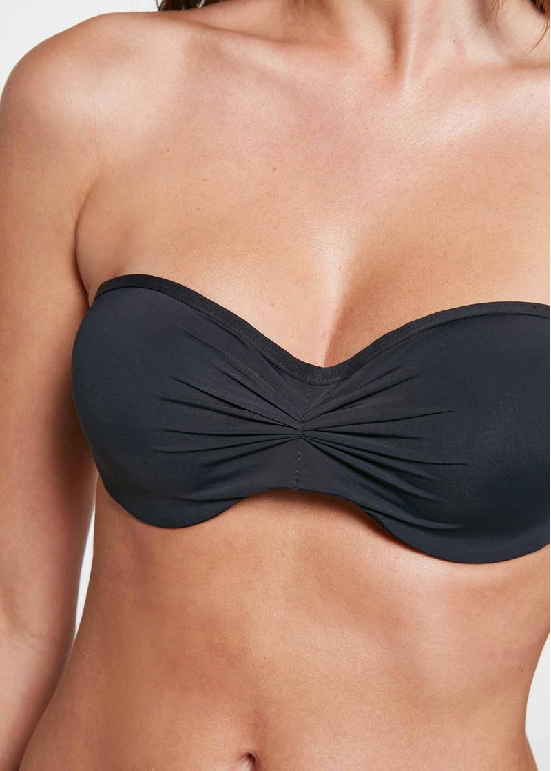 Top tomara que caia preto - Gapaz Beachwear - Qualidade