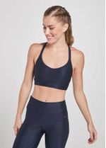 top-feminino-textura-azul-noturno-para-treinar-frente