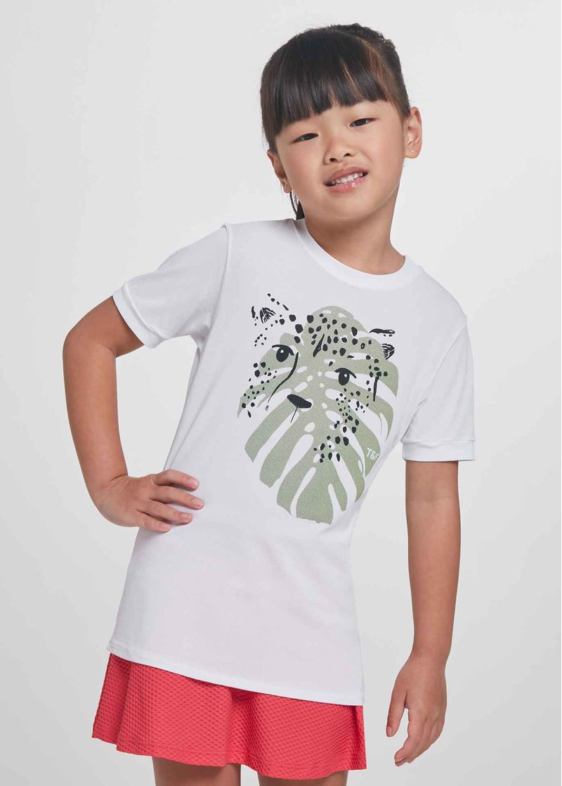 camiseta-feminina-infantil-thermodry-fauna-branco-frente