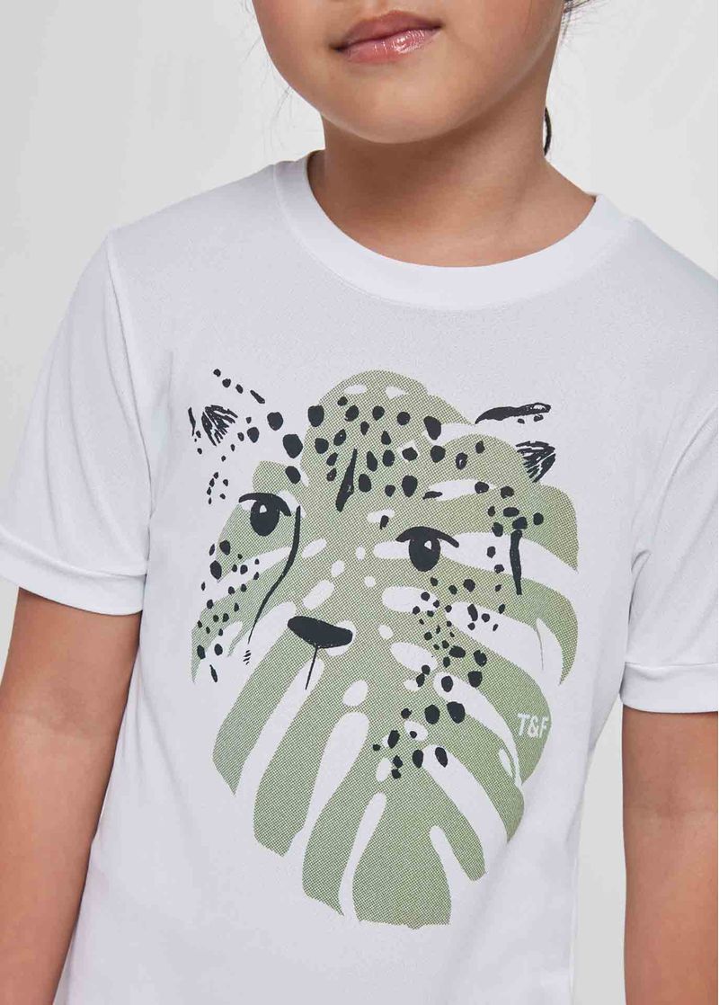 camiseta-feminina-infantil-thermodry-fauna-branco-detalhe