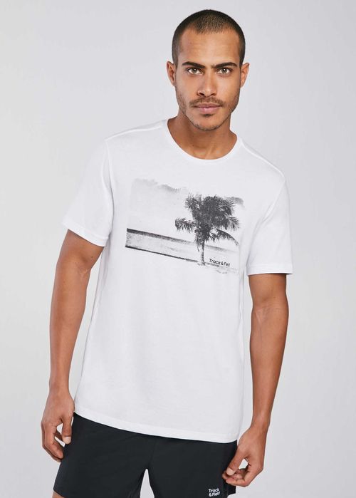 Camiseta Masculina Manga Curta Coqueiro