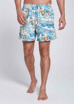 shorts_masculino_medio_estampado_beach_tropical_para_praia_frente