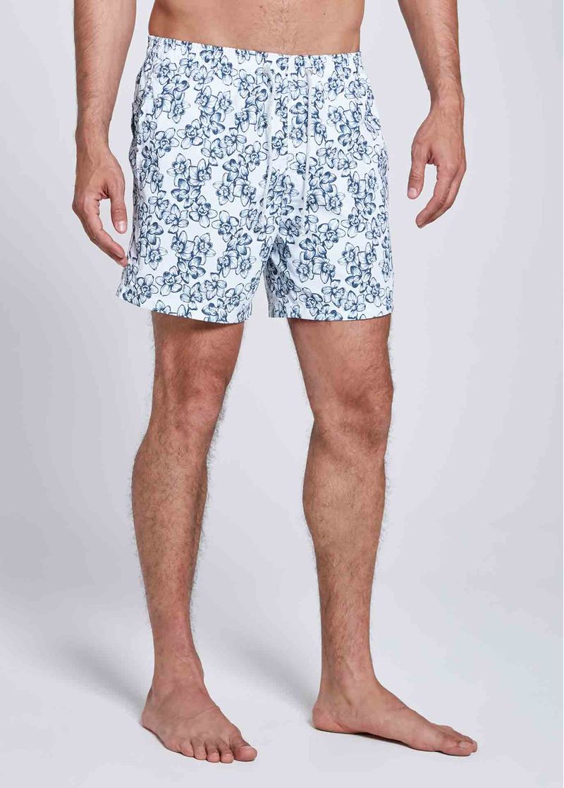 shorts_masculino_medio_estampado_beach_florescer_para_praia_frente