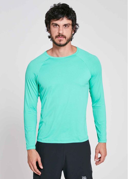 Camiseta Masculina Manga Longa Uv Mesh