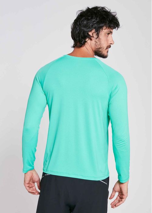 Camiseta Masculina Manga Longa Uv Mesh