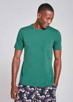 camiseta_masculina_basica_verde_para_praia_frente