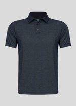 polo-masculina-slim-mesh-mescla-cinza