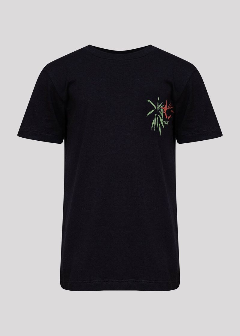 camiseta-infantil-masculina-flor-preto
