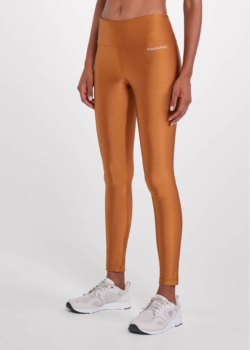 Calça Legging Feminina Básica Caramelo-marrom Roupas Femininas com