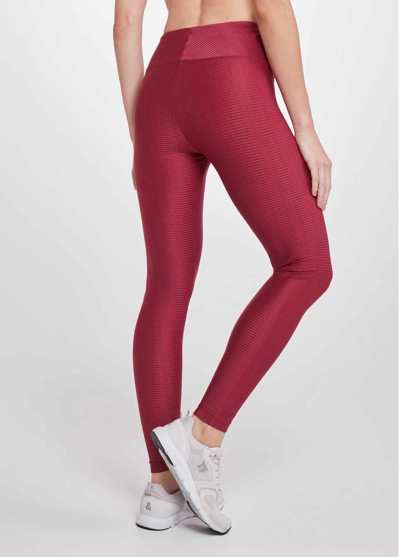 calca legging feminina textura framboesa roxa estilo para seus