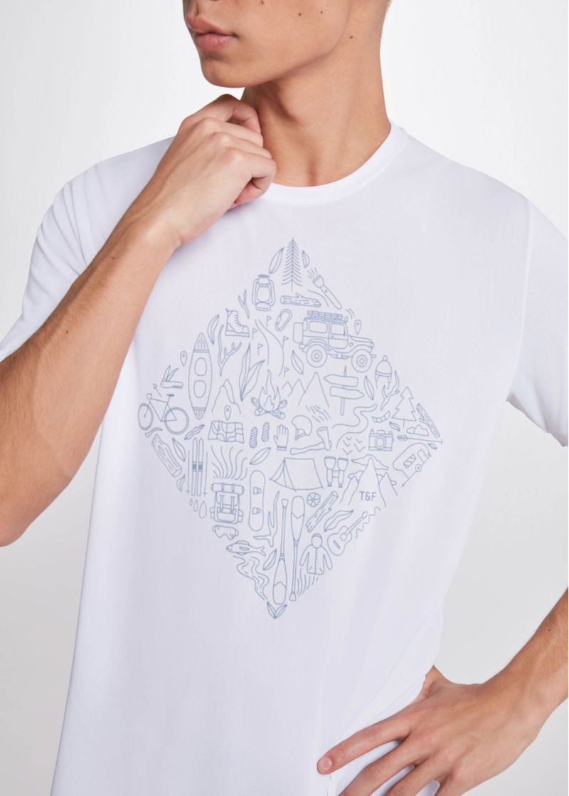 camiseta_masculina_manga_curta_thermodry_trip_branca_para_correr_detalhe