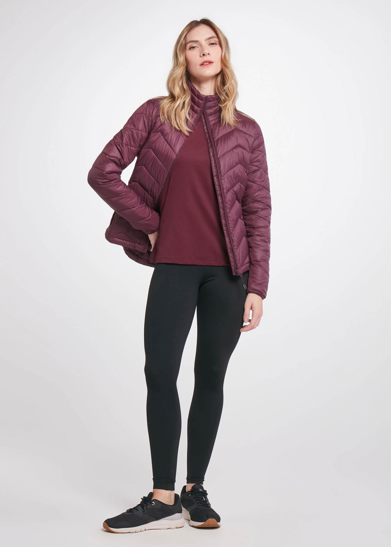 calca legging feminina textura uva - Track&Field