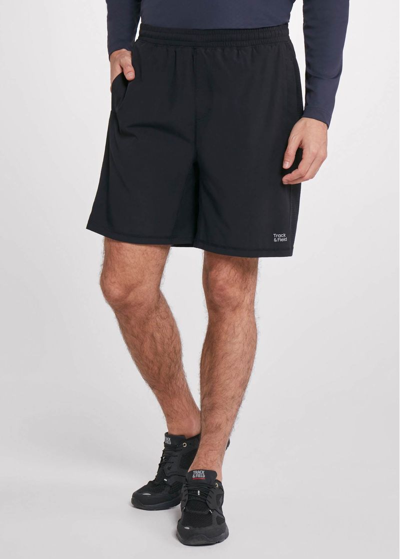 shorts_masculino_longo_stretch_preto_para_treinar_frente