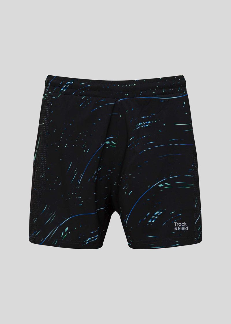 Shorts Curto Laser Preto com bermuda interna de compressão - Roupa  Masculina