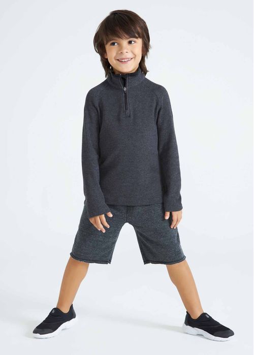 Bermuda Infantil Masculina Moletom Jogging