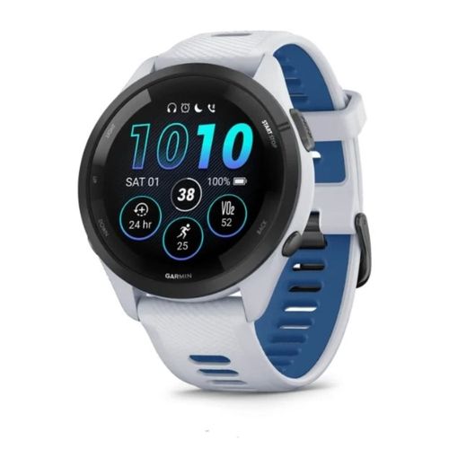 Relógio Garmin Forerunner 265 com GPS e 8GB para Músicas Offline