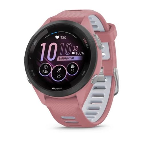 Relógio Garmin Forerunner 265S com GPS e 8GB para Músicas Offline