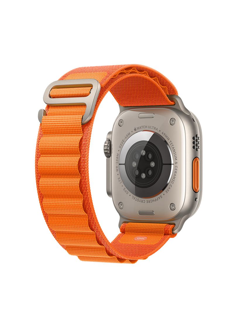 RELOGIO APPLE WATCH ULTRA GPS LTE 49MM TITANIUM MQEV3LL/A LARANJA