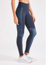 Calça Legging Feminina Sintonia Azul Noturno - Roupas Femininas