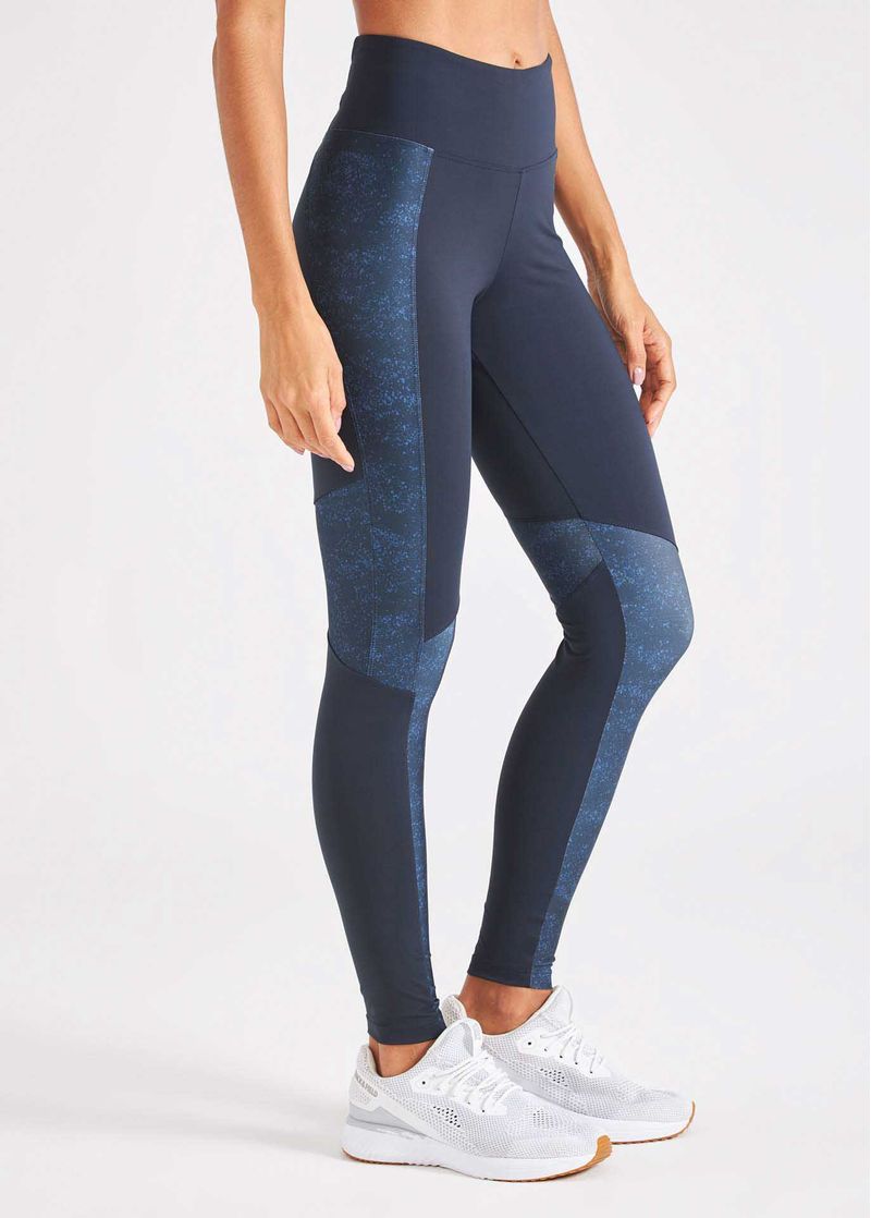 Calça Legging Feminina Sintonia Azul Noturno - Roupas Femininas