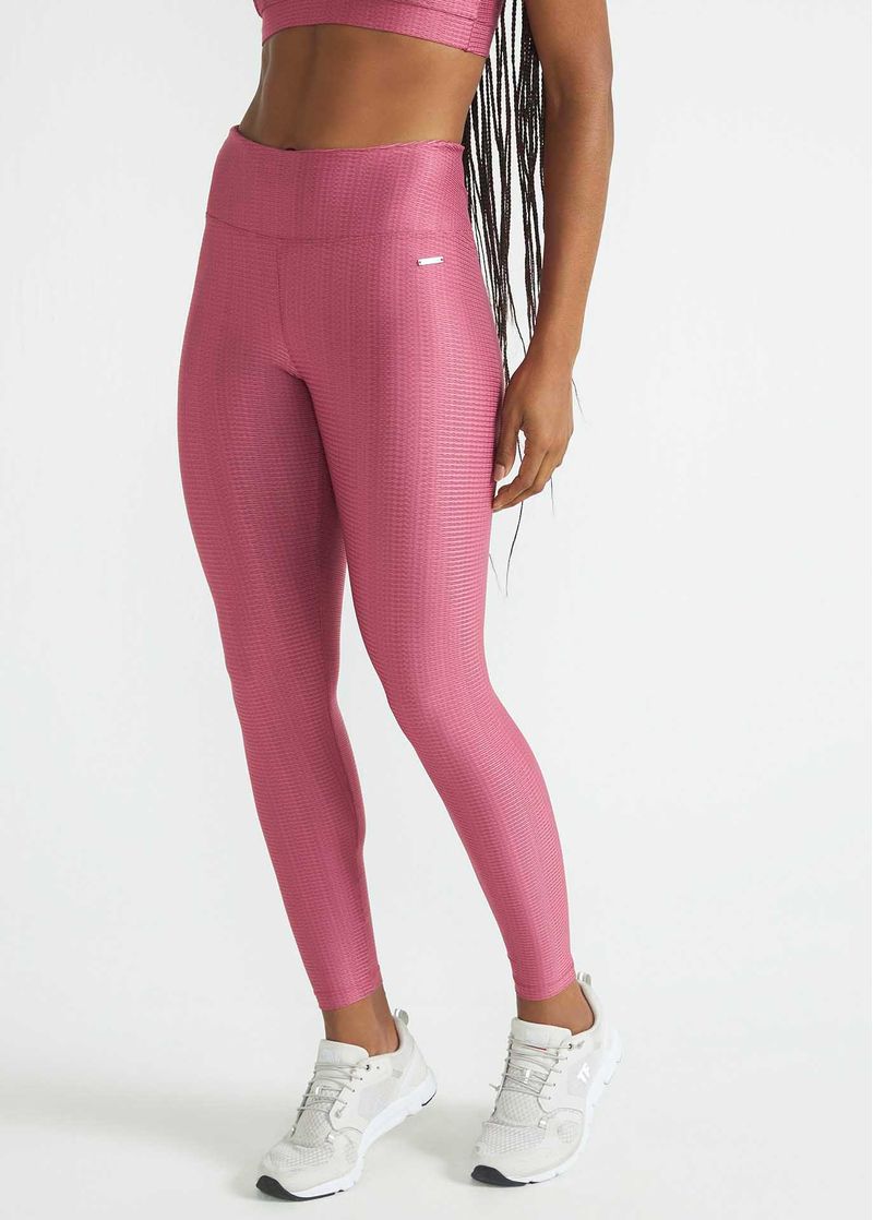 calca legging feminina textura uva - Track&Field