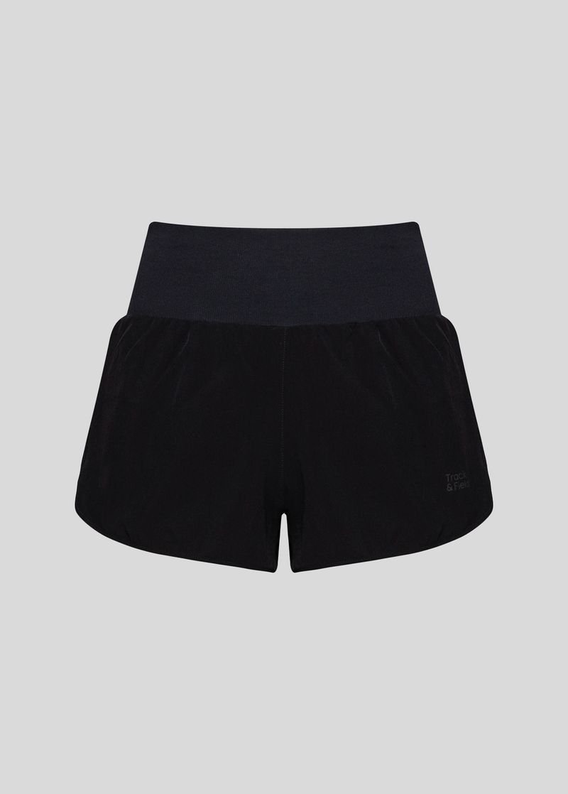 Shorts Compressivo Preto Arara (Feminino) - Victoria