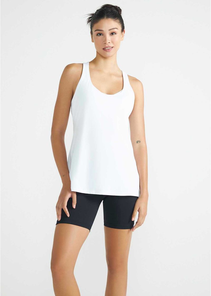 Blusa Regata Branca Dry Fit - Gapfit Breathe - M, Moda Esportiva Feminina  Gap Usado 79495997