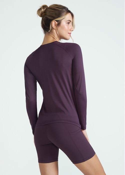 Camiseta Feminina Manga Longa Uv Mesh
