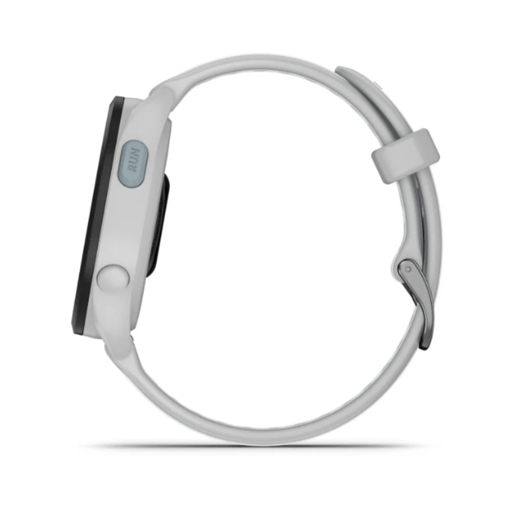 Encontraproduto.com.br - Garmin Relógio Forerunner 165 Branco 43mm com Monitor Cardíaco de Pulso e GPS